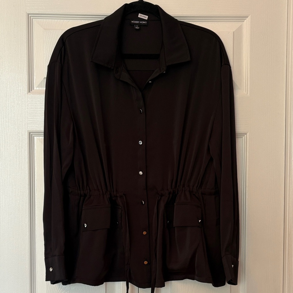 Modern Works Black Women's Blouse